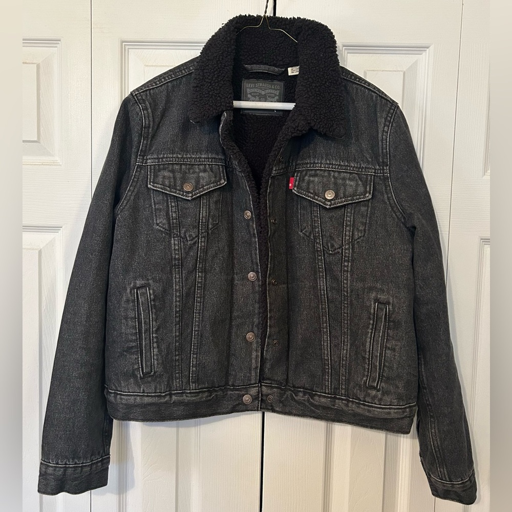 Levi’s Denim Sherpa Lined Jacket